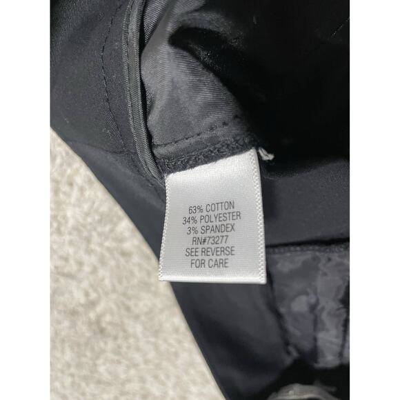 Dana Buchman Womens Size 14 Wide Leg Flat Front Trouser Pants Black 400331582372 - Picture 7 of 10